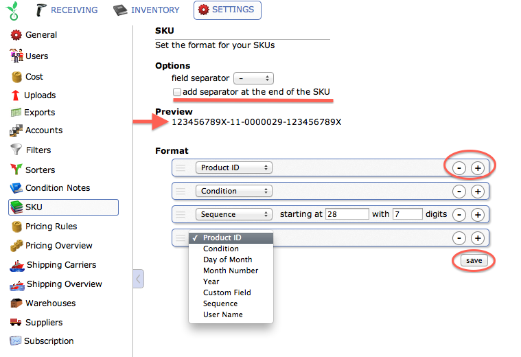 Add Items – SellerEngine Software, Inc.